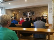 Poranna Msza święta w Seminarium w Lądzie nad Wartą.