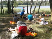 Odpoczynek nad jeziorem Głodowskim
