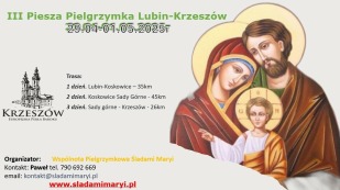 plakat III Pielgrzymki do Krzeszowa
